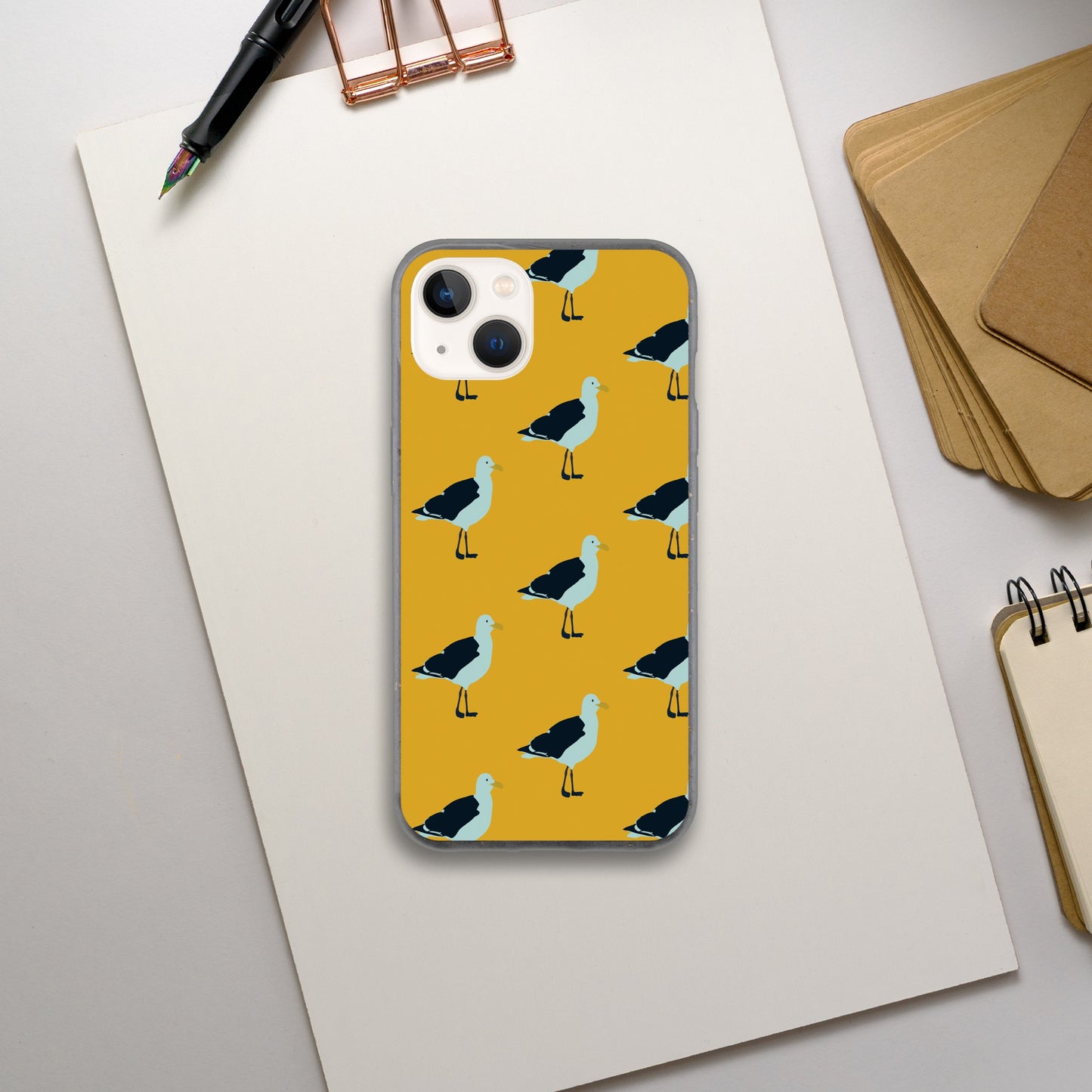 Biodegradable case (Golden Gulls)