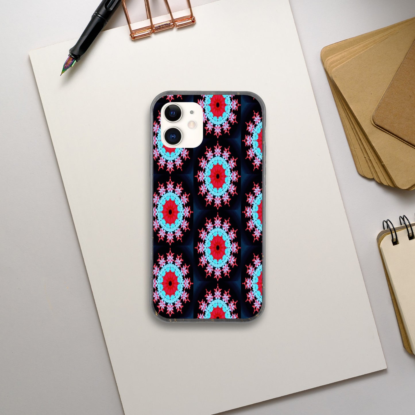 Biodegradable case (Psychedelic Snowfall)