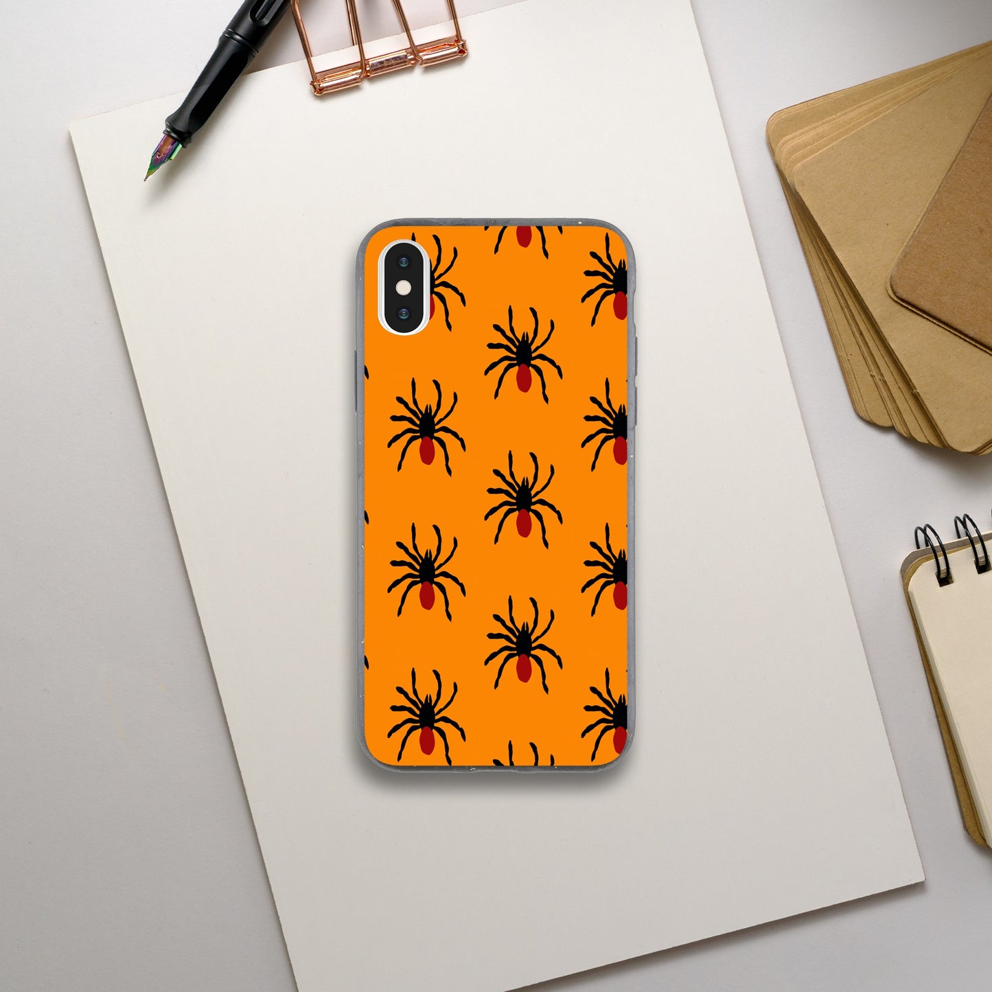 Biodegradable case (Spooky Spiders)