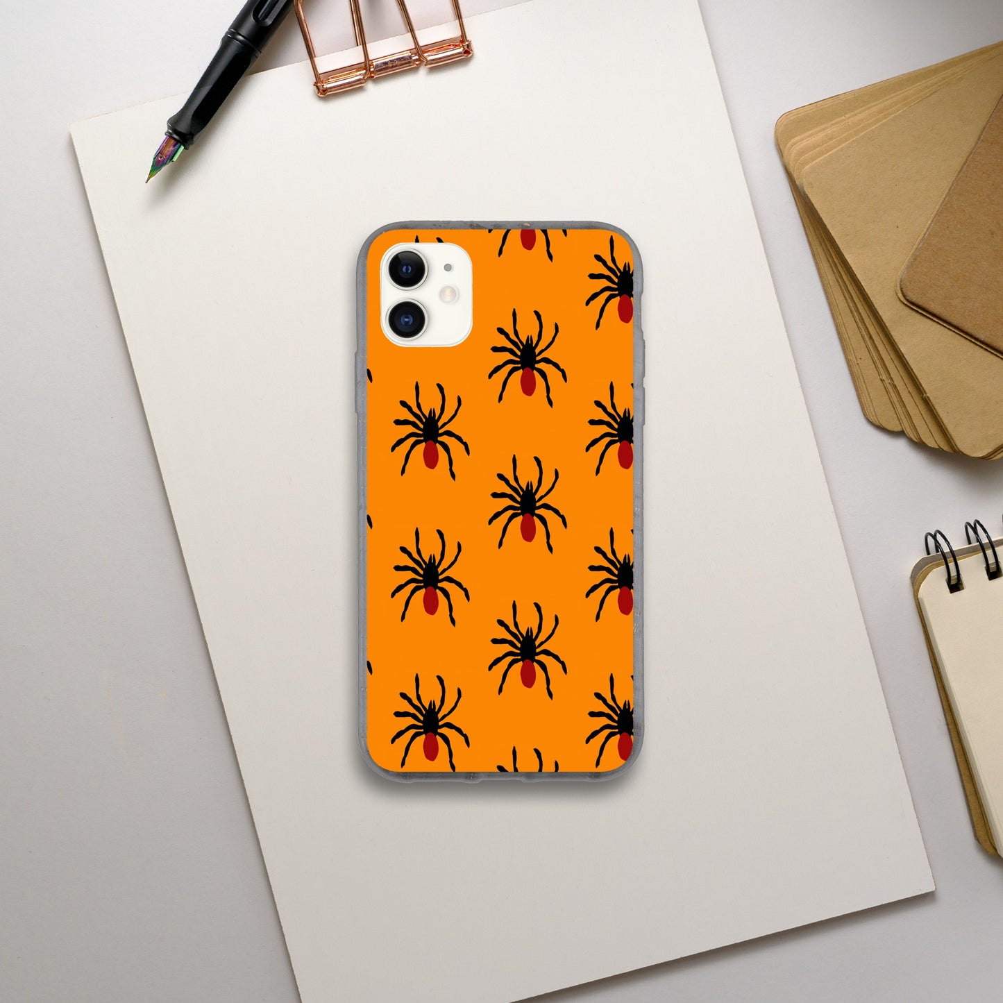 Biodegradable case (Spooky Spiders)