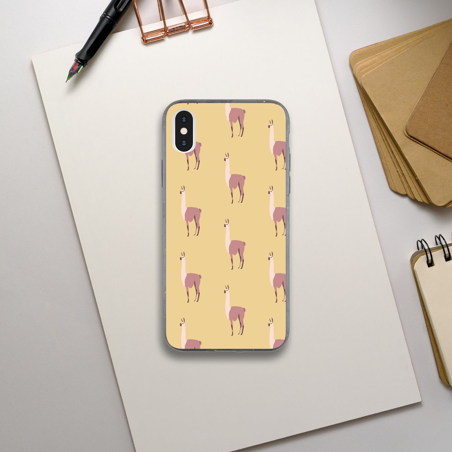 Biodegradable case (Lazy Llamas)