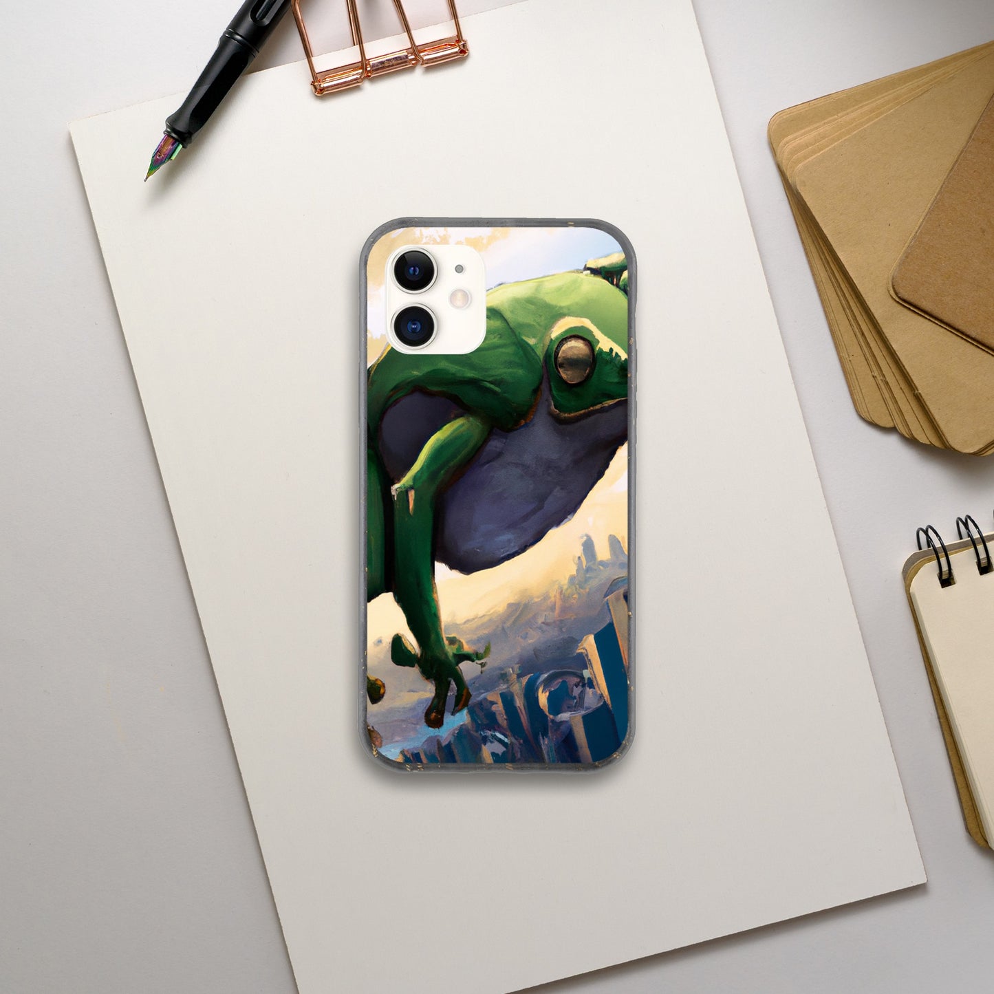 Biodegradable case (Custom 06879775 - "When Toads Fly")