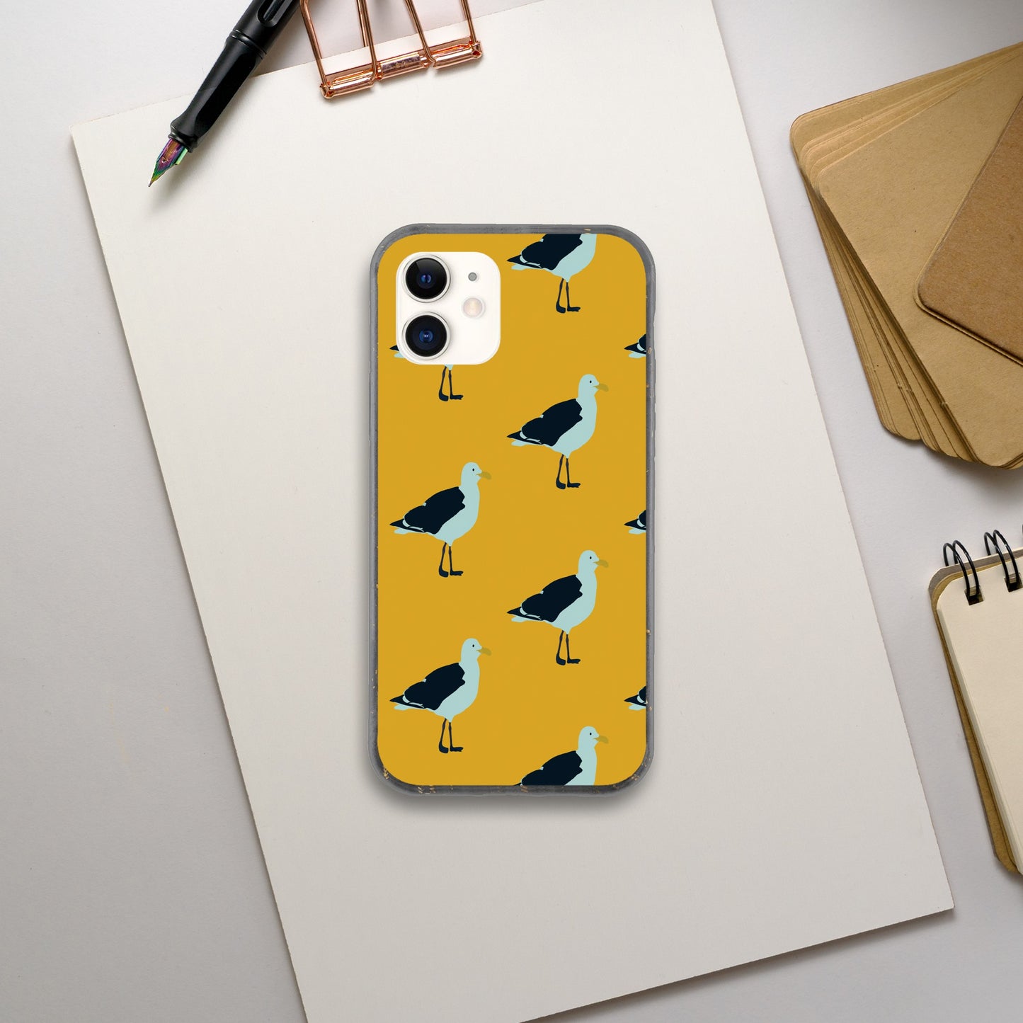 Biodegradable case (Golden Gulls)