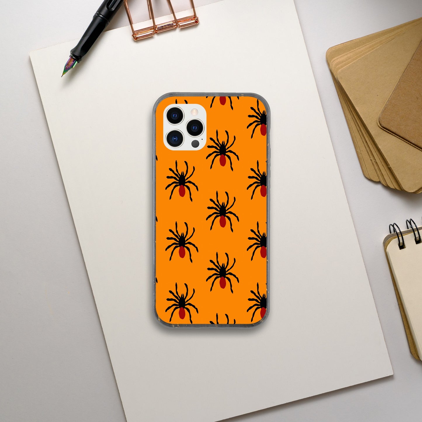 Biodegradable case (Spooky Spiders)