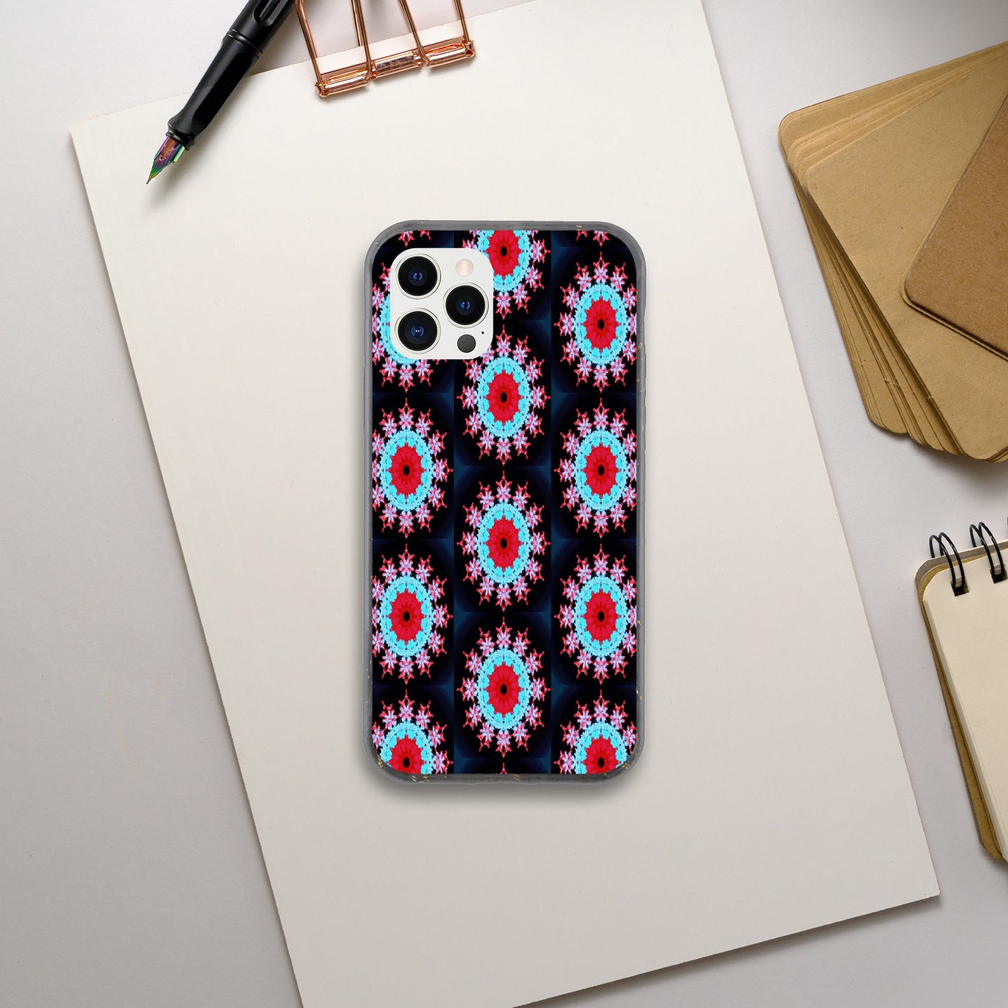 Biodegradable case (Psychedelic Snowfall)