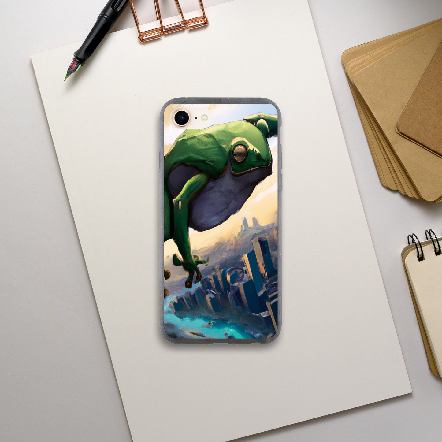 Biodegradable case (Custom 06879775 - "When Toads Fly")