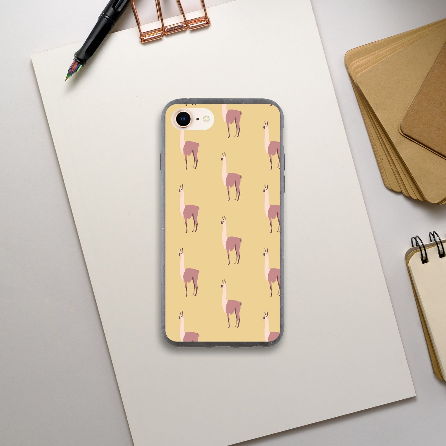 Biodegradable case (Lazy Llamas)