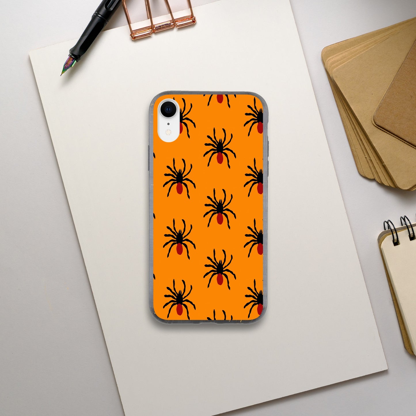 Biodegradable case (Spooky Spiders)