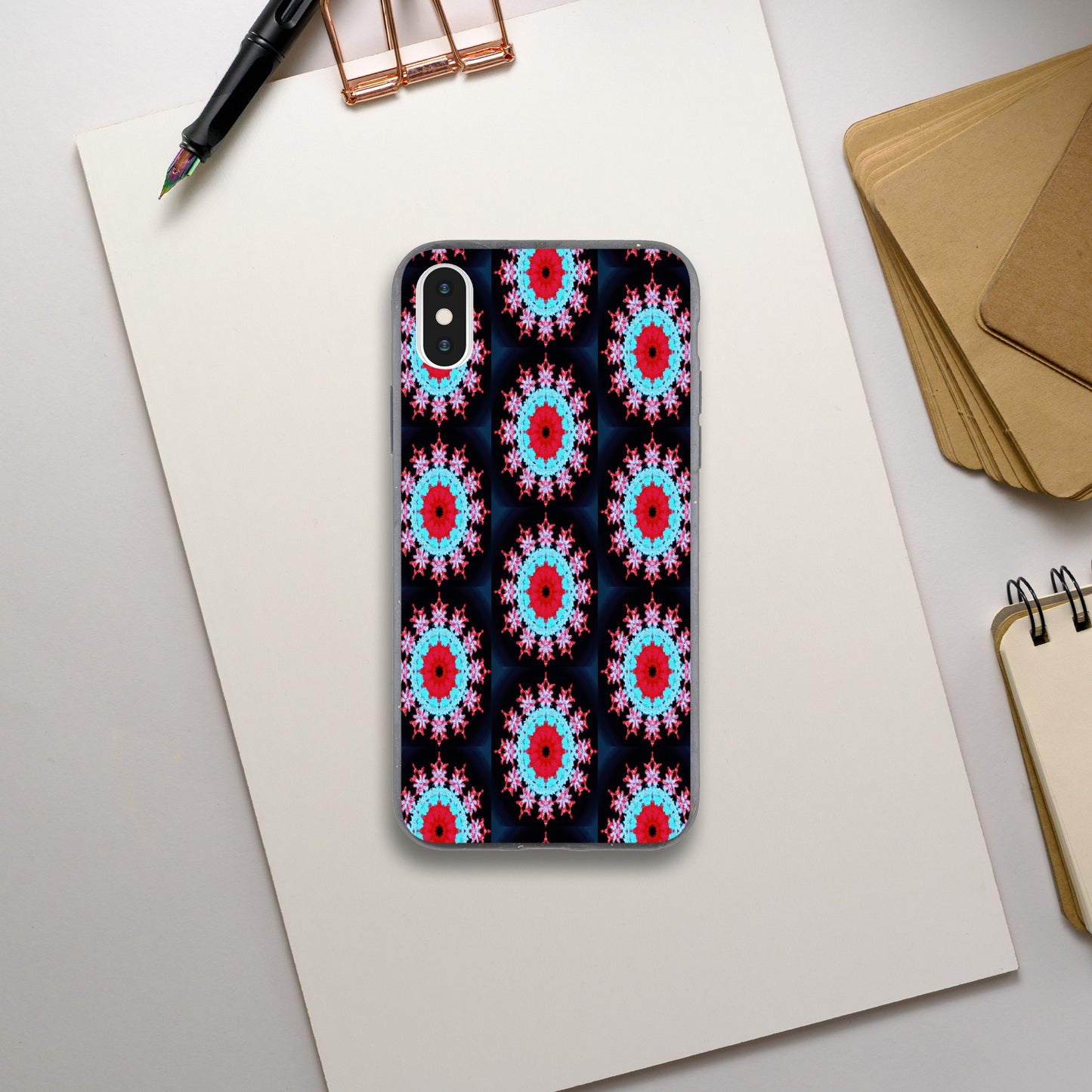 Biodegradable case (Psychedelic Snowfall)