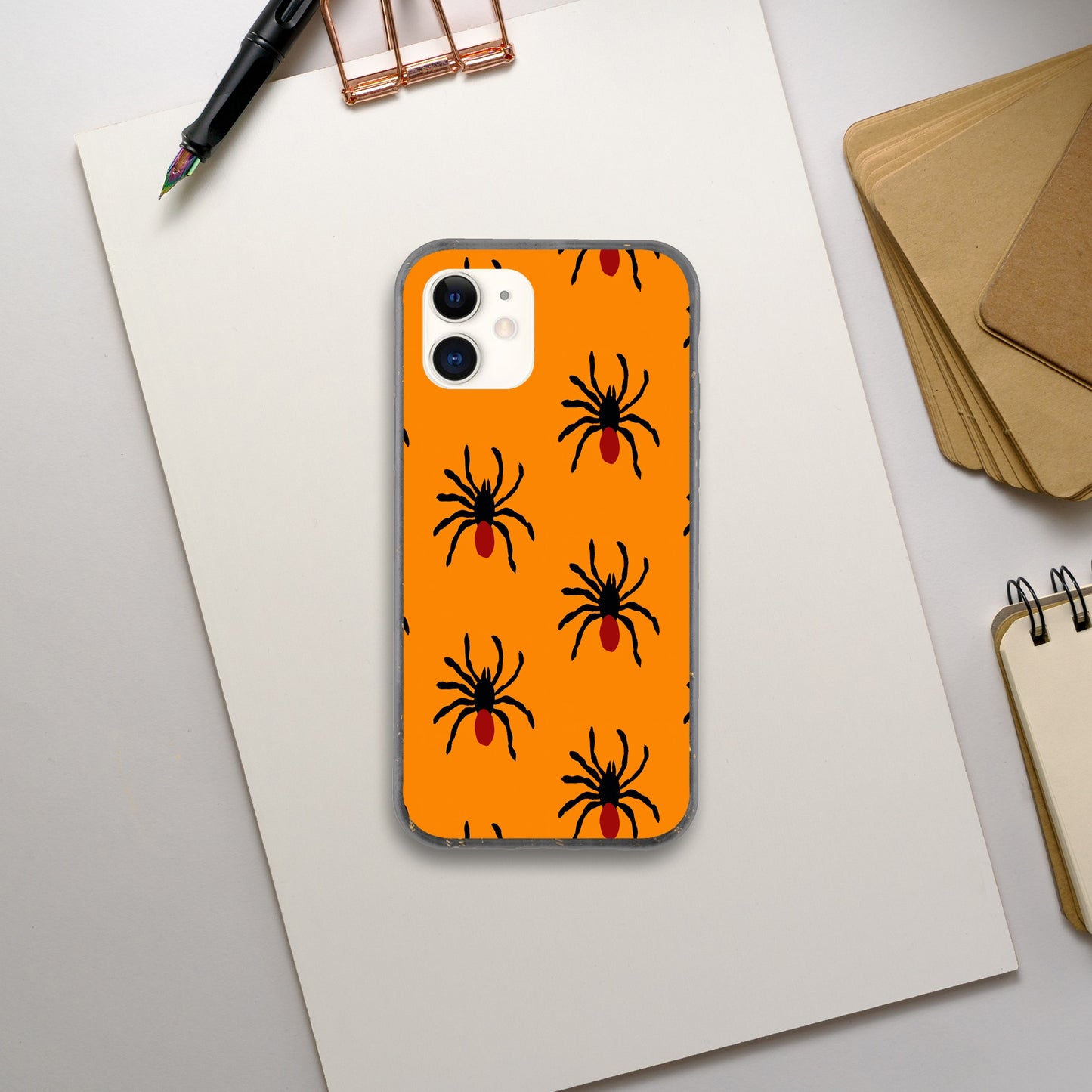 Biodegradable case (Spooky Spiders)